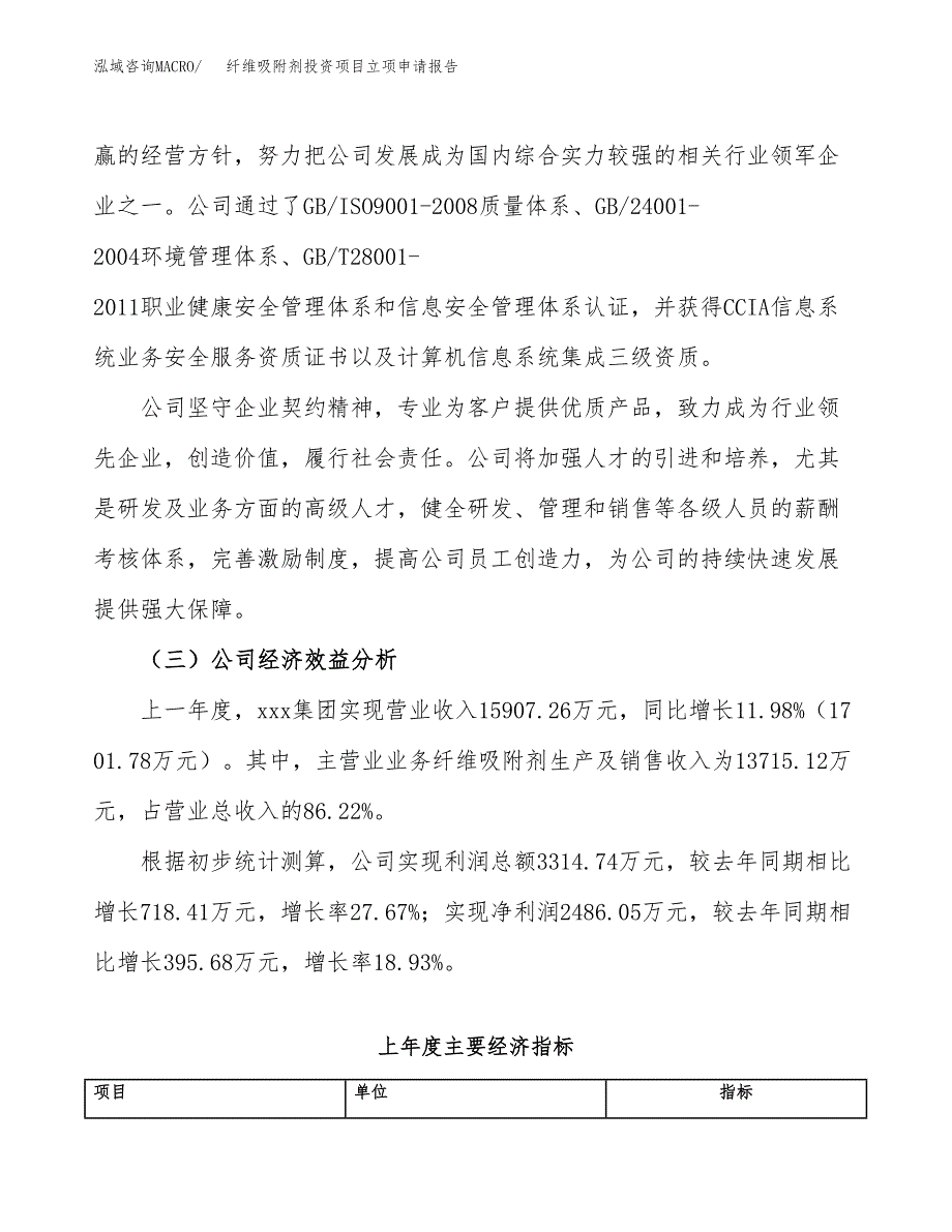 关于建设纤维吸附剂投资项目立项申请报告.docx_第4页