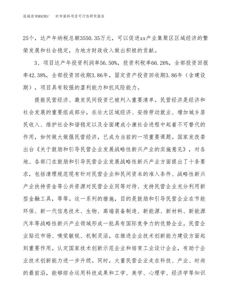 关于投资建设衬布面料项目可行性研究报告.docx_第5页