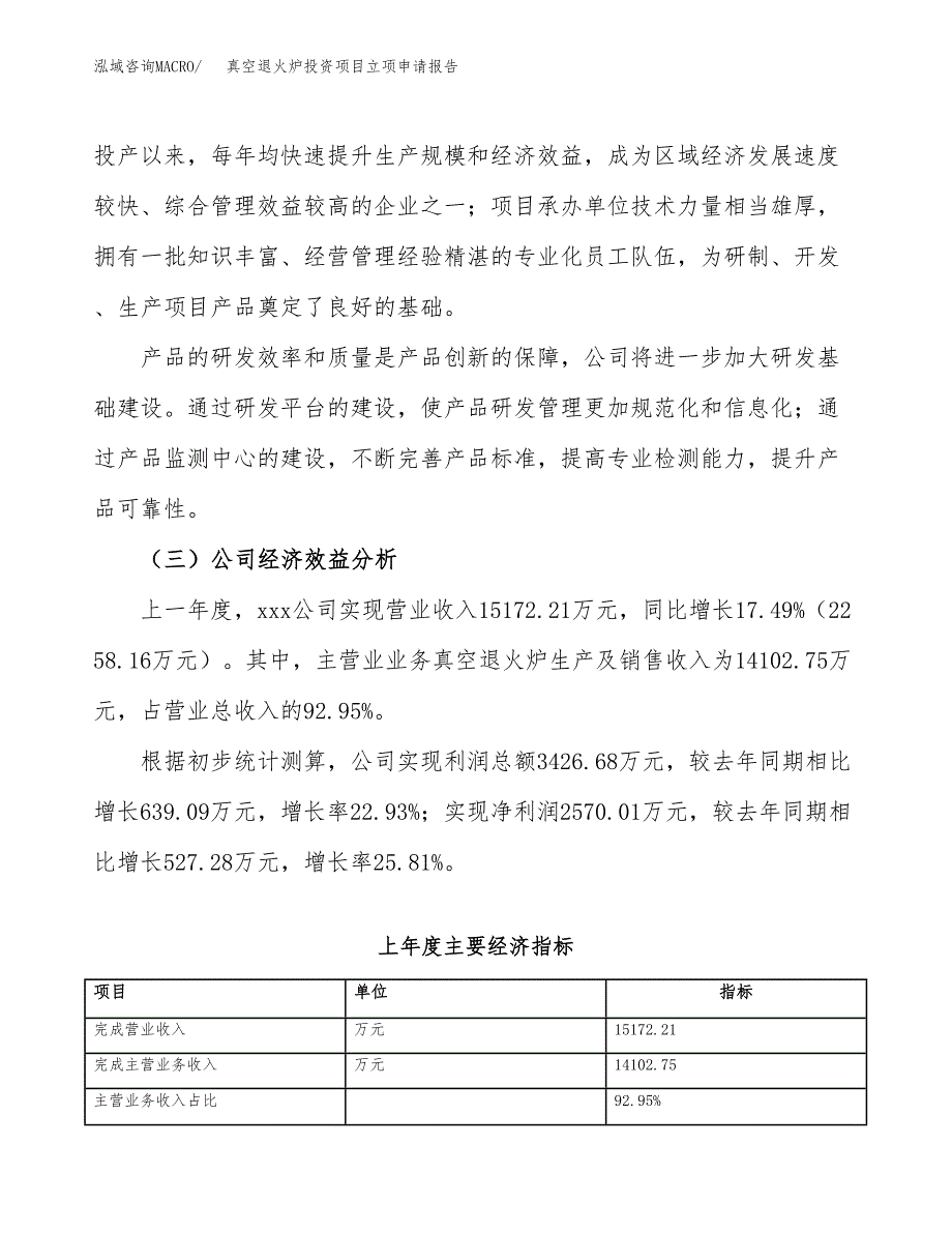 关于建设真空退火炉投资项目立项申请报告.docx_第3页