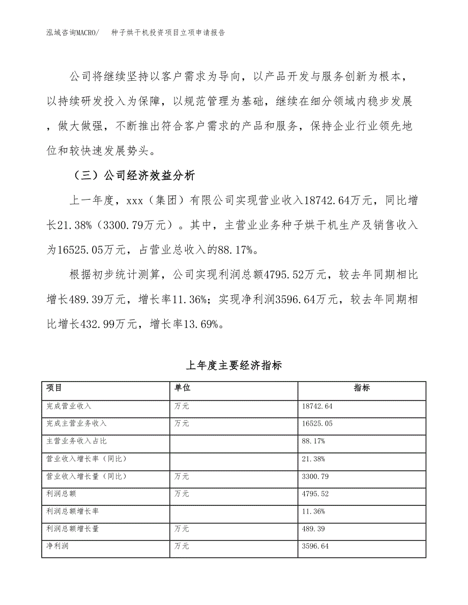 关于建设种子烘干机投资项目立项申请报告.docx_第3页