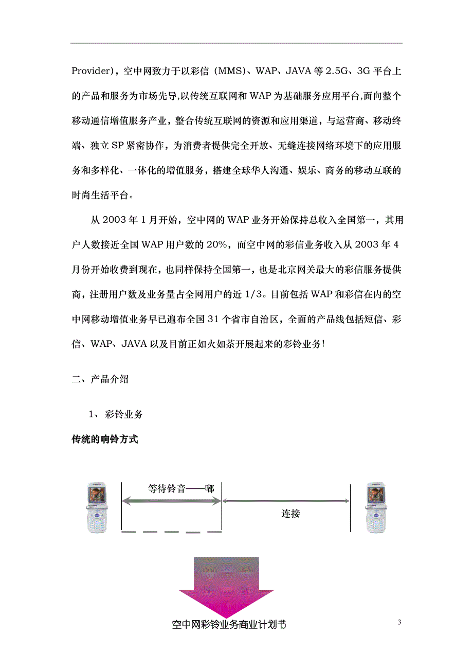 2019年彩铃业务项目商业计划书_第3页