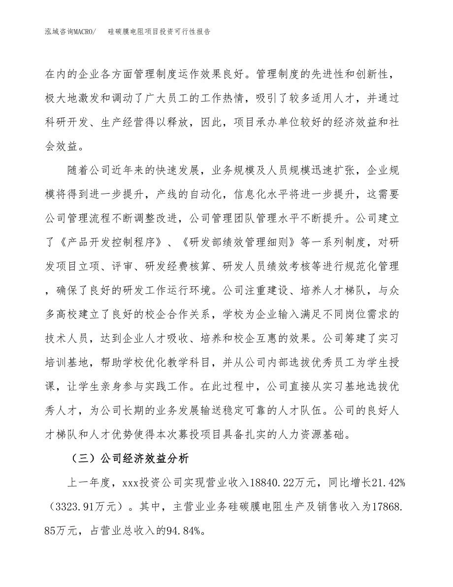 关于建设硅碳膜电阻项目投资可行性报告.docx_第4页