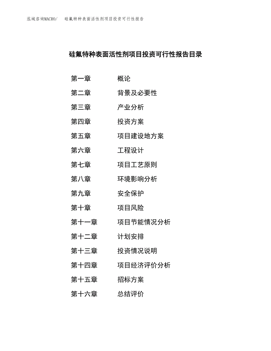 关于建设硅氟特种表面活性剂项目投资可行性报告.docx_第2页