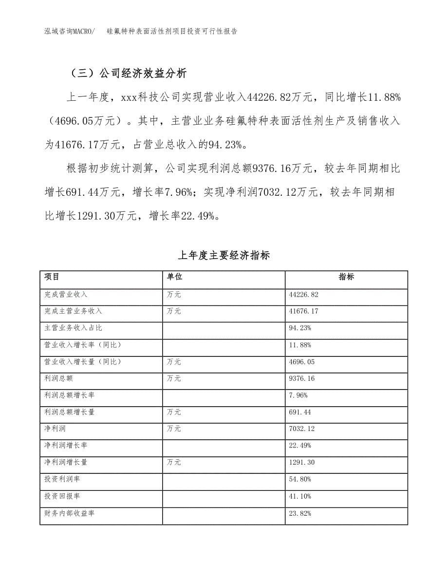 关于建设硅氟特种表面活性剂项目投资可行性报告.docx_第5页