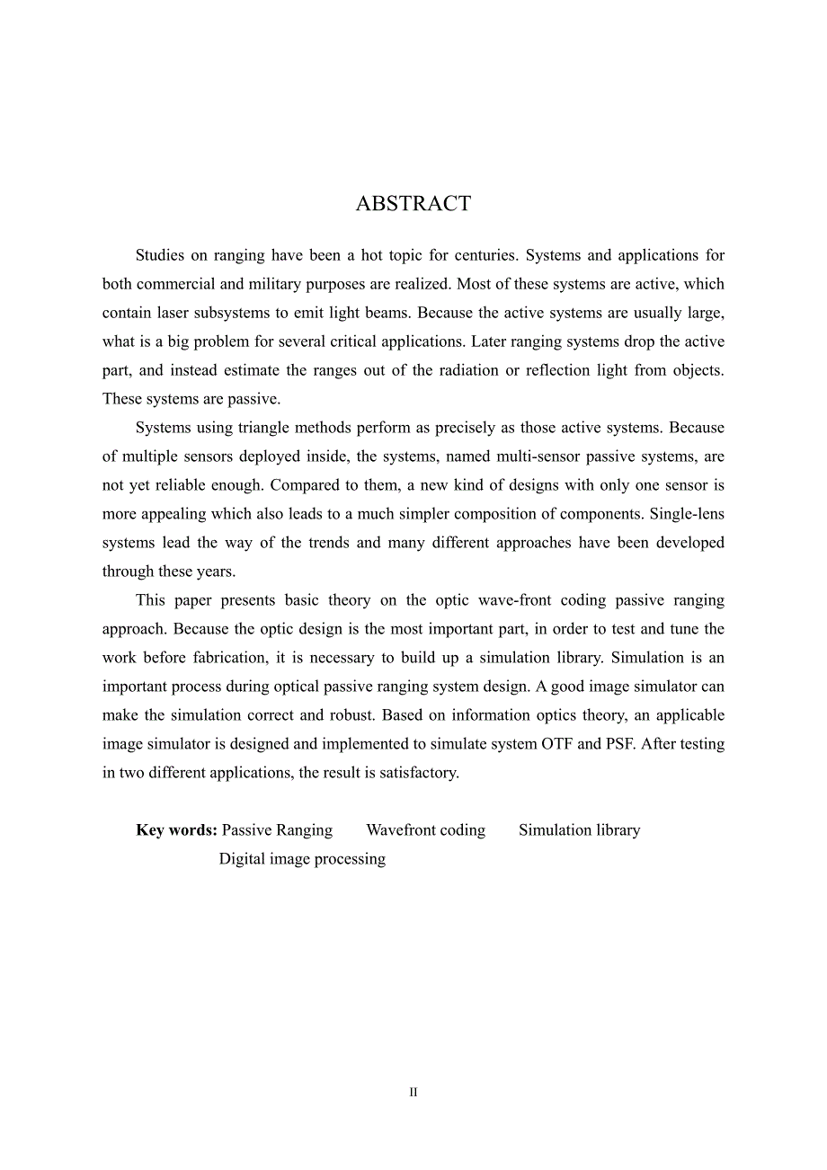 基于波前编码法的光电被动测距信号处理系统研究_第3页