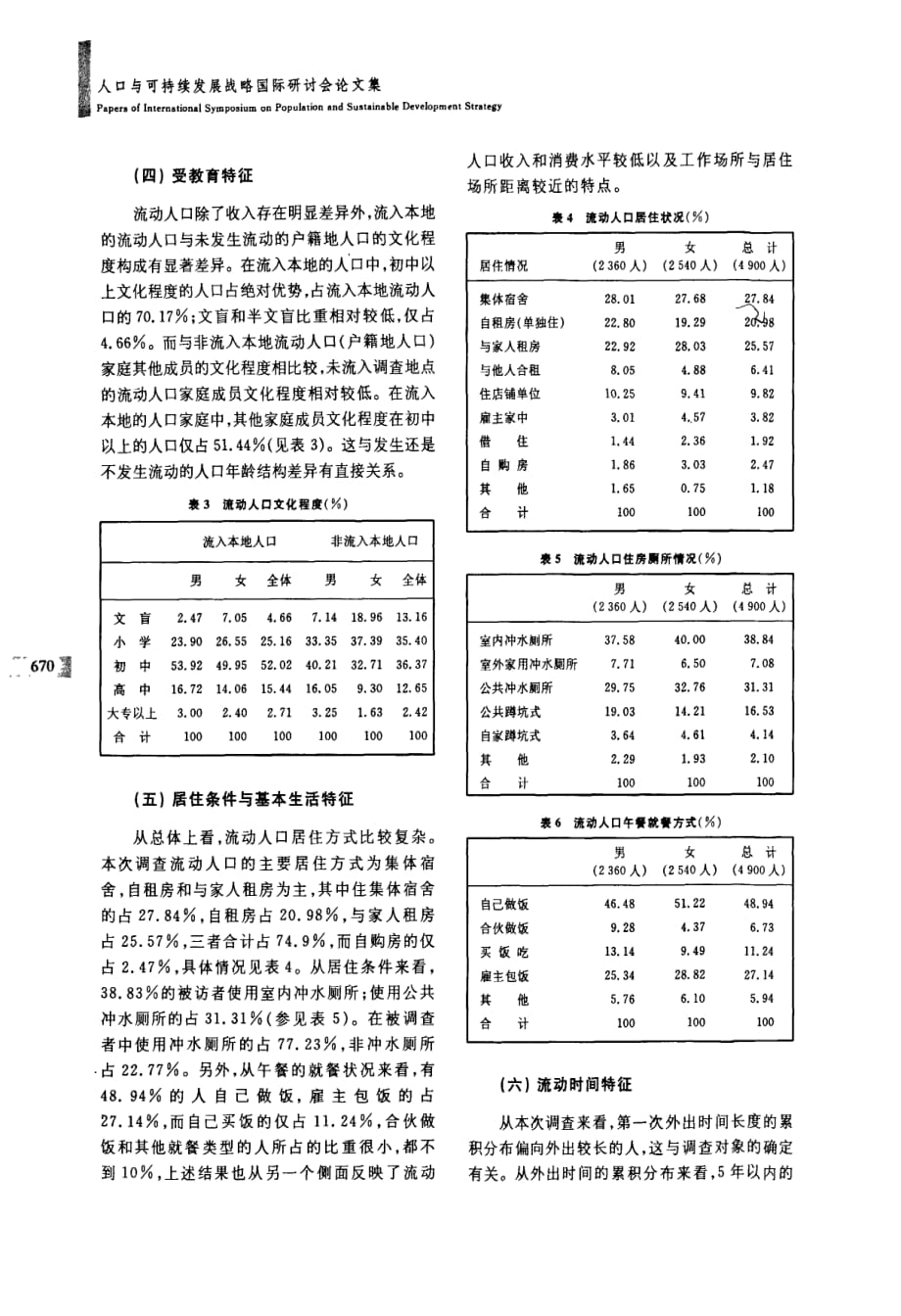 城市流动人口生活状况与问题调查研究_第4页