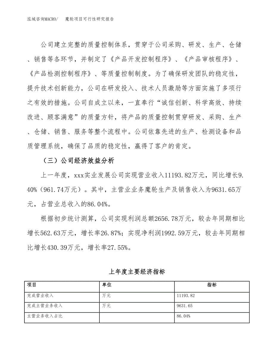 魔轮项目可行性研究报告（总投资9000万元）（40亩）_第5页