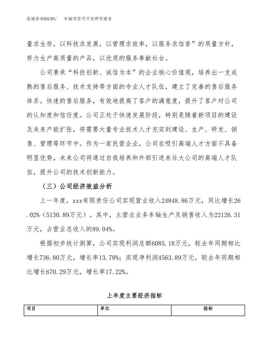 车轴项目可行性研究报告（总投资15000万元）（60亩）_第4页