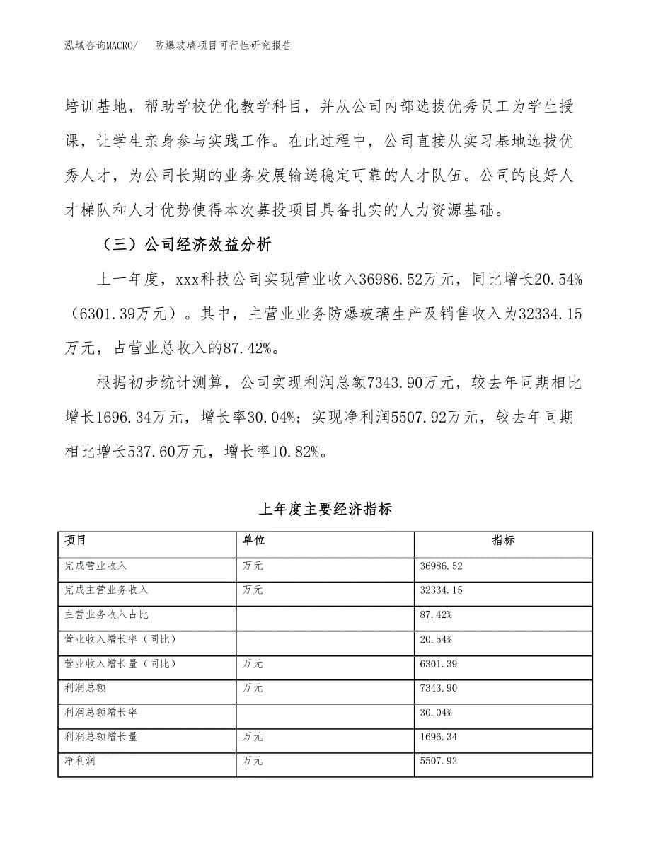 防爆玻璃项目可行性研究报告（总投资19000万元）（90亩）_第5页