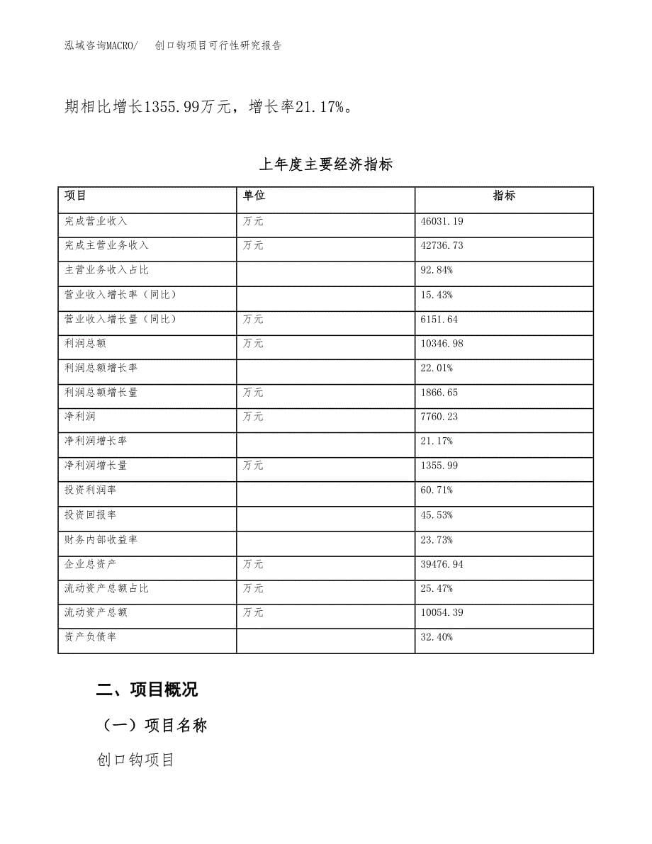 创口钩项目可行性研究报告（总投资21000万元）（90亩）_第5页