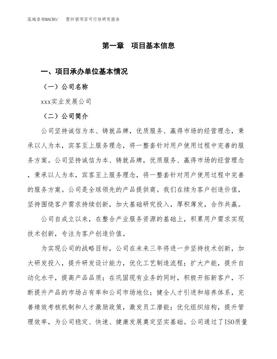 雪纱袋项目可行性研究报告（总投资14000万元）（72亩）_第3页