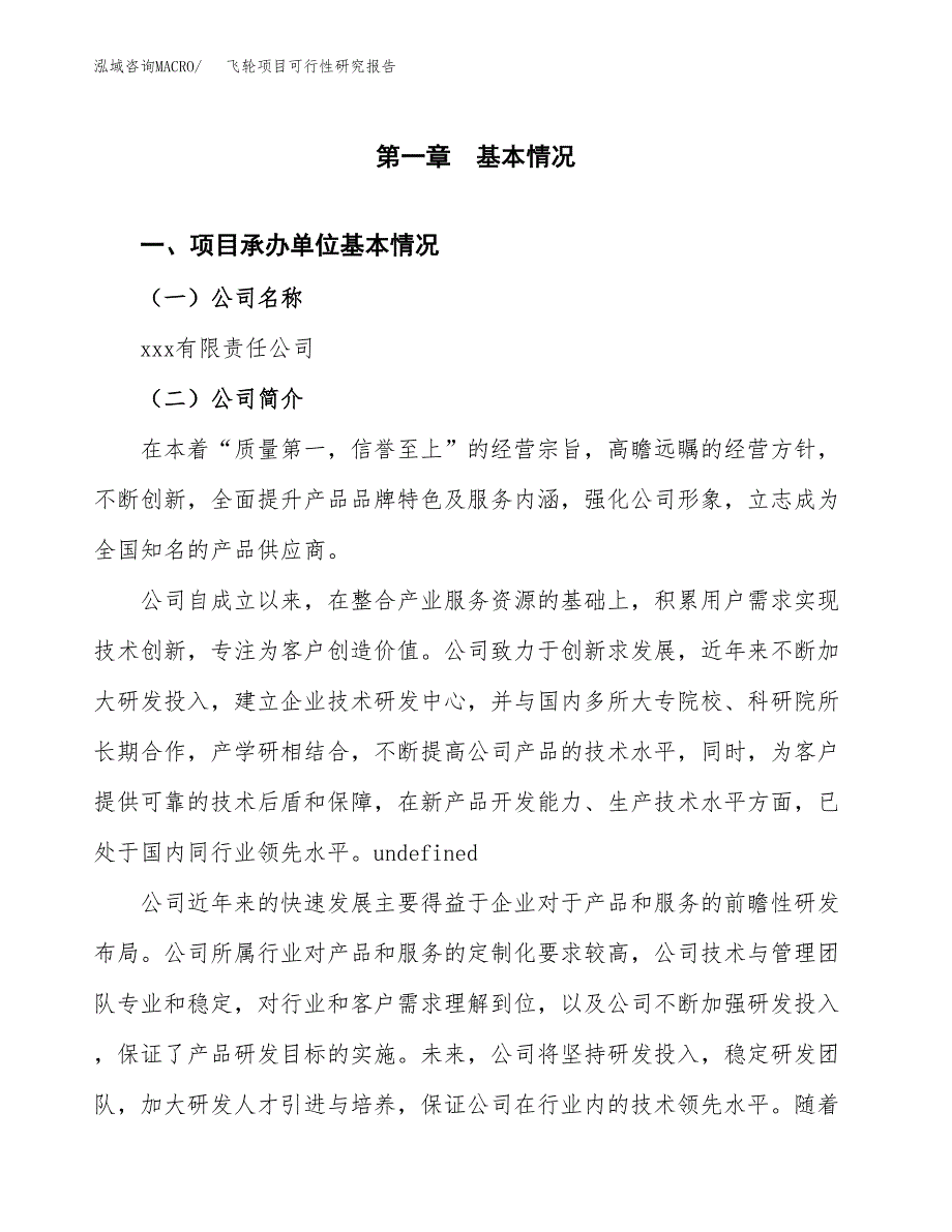 飞轮项目可行性研究报告（总投资10000万元）（39亩）_第3页