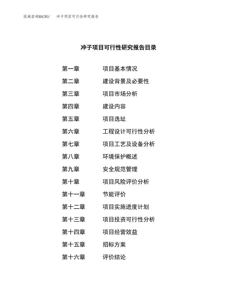 冲子项目可行性研究报告（总投资12000万元）（58亩）_第2页