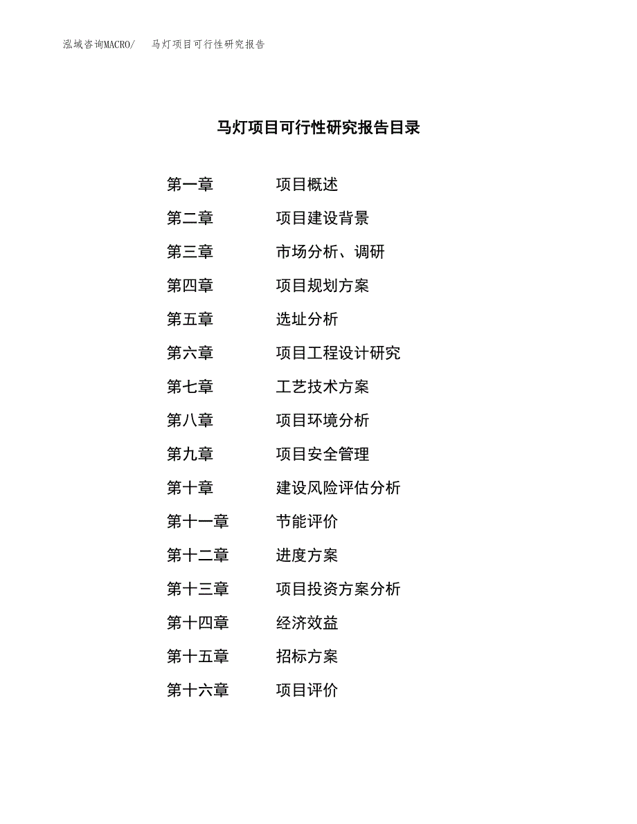 马灯项目可行性研究报告（总投资5000万元）（21亩）_第2页