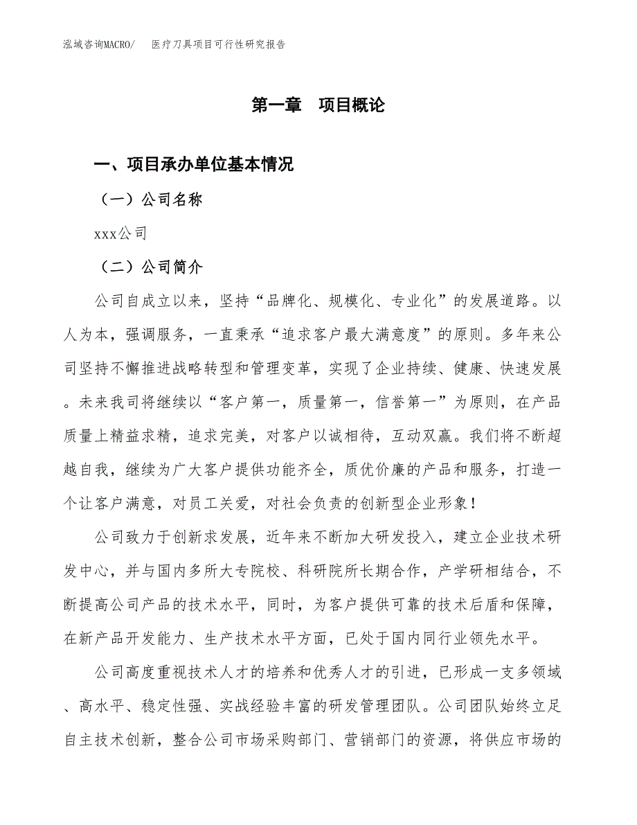 医疗刀具项目可行性研究报告（总投资7000万元）（27亩）_第3页