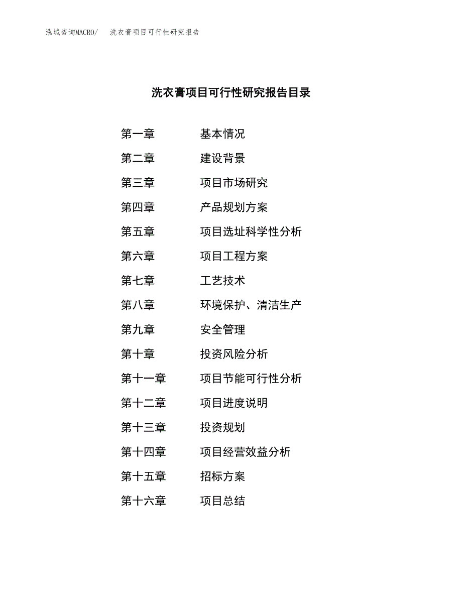 洗衣膏项目可行性研究报告（总投资10000万元）（54亩）_第2页