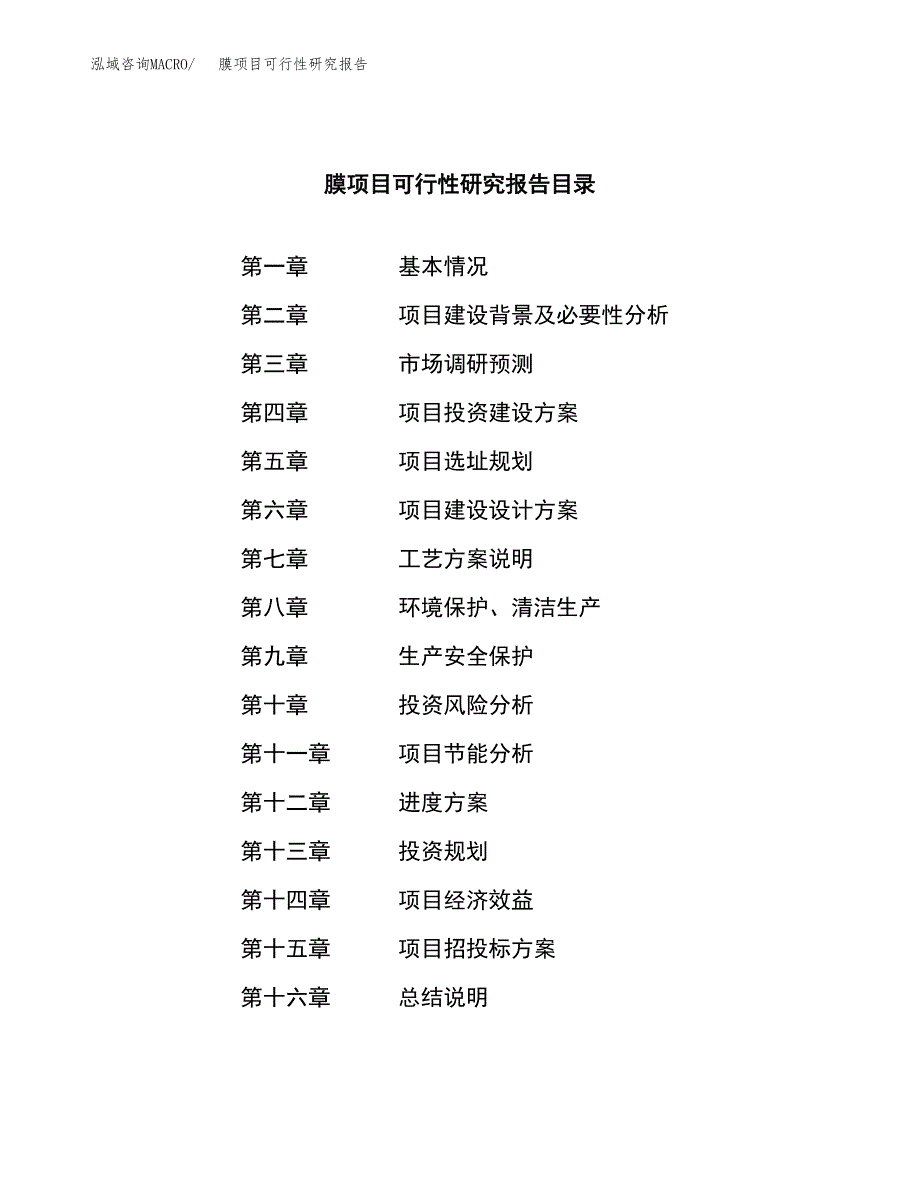 膜项目可行性研究报告（总投资17000万元）（77亩）_第3页