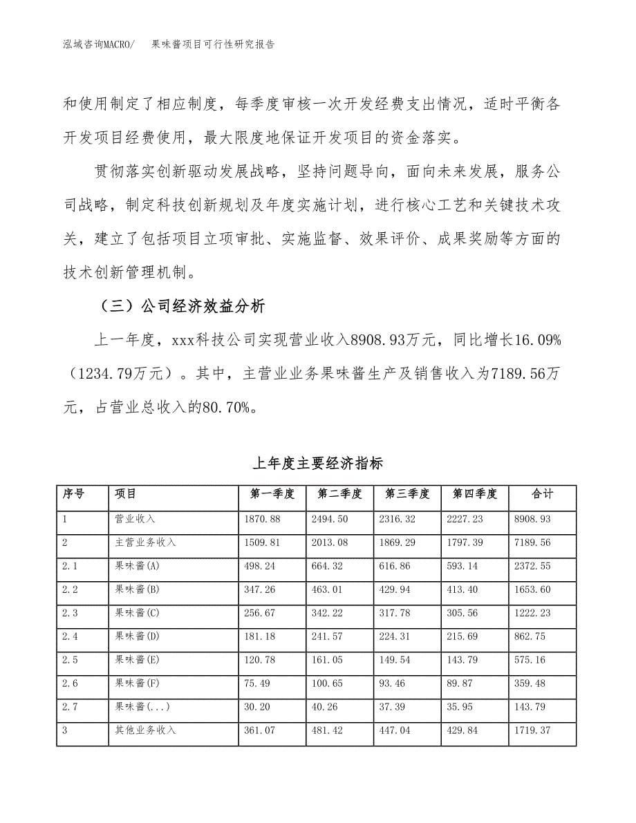 果味酱项目可行性研究报告（总投资9000万元）（50亩）_第5页