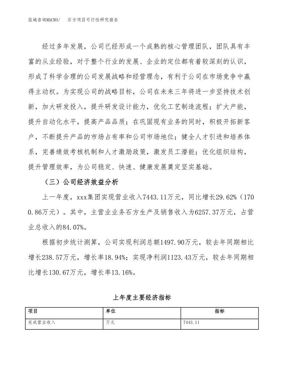 石方项目可行性研究报告（总投资7000万元）（34亩）_第5页