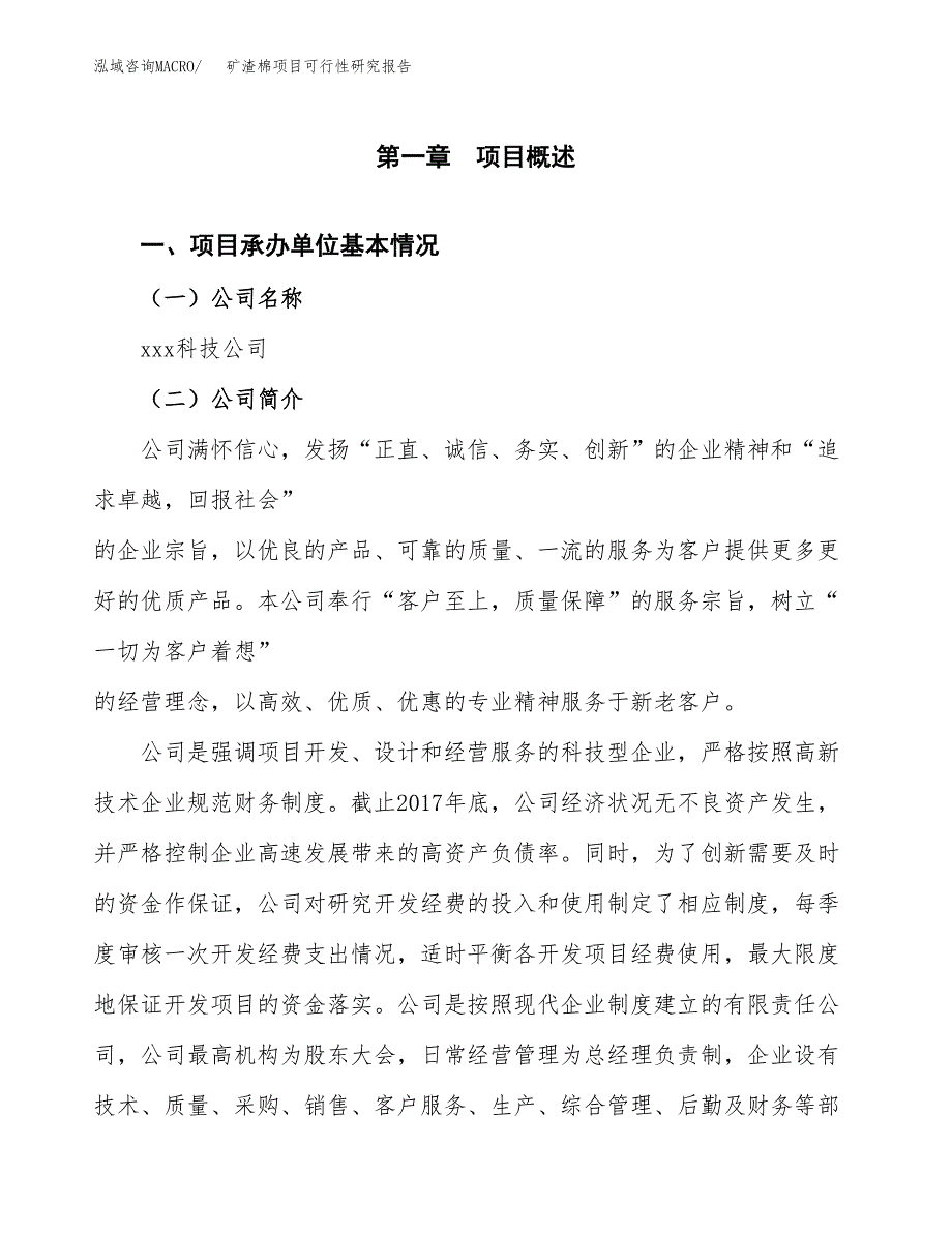 矿渣棉项目可行性研究报告（总投资8000万元）（41亩）_第3页