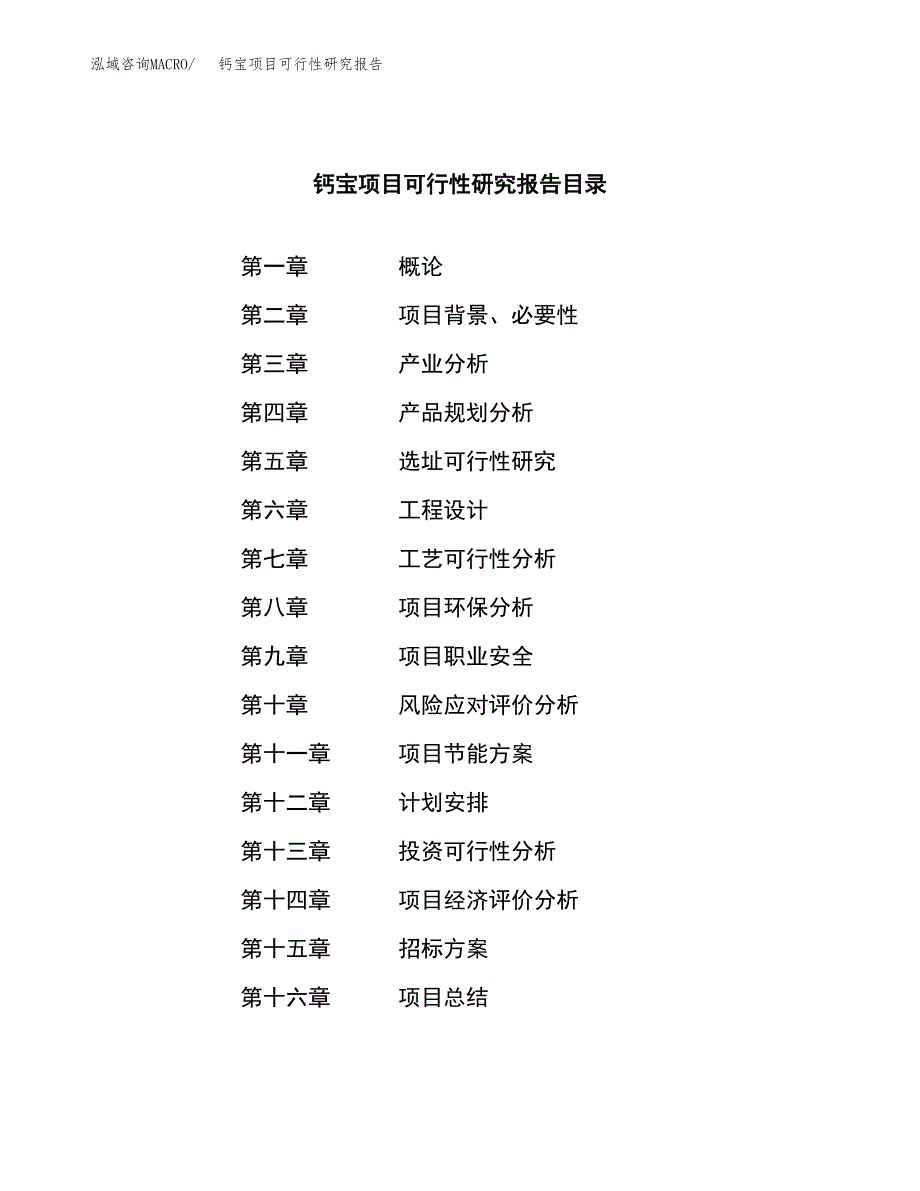 钙宝项目可行性研究报告（总投资5000万元）（24亩）_第2页