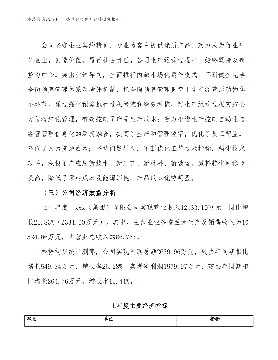 香兰素项目可行性研究报告（总投资11000万元）（49亩）_第4页