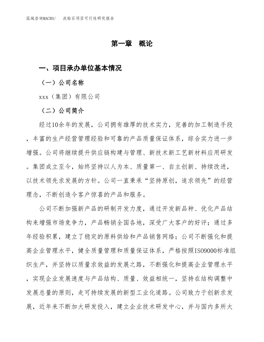 洗贴石项目可行性研究报告（总投资17000万元）（75亩）_第3页