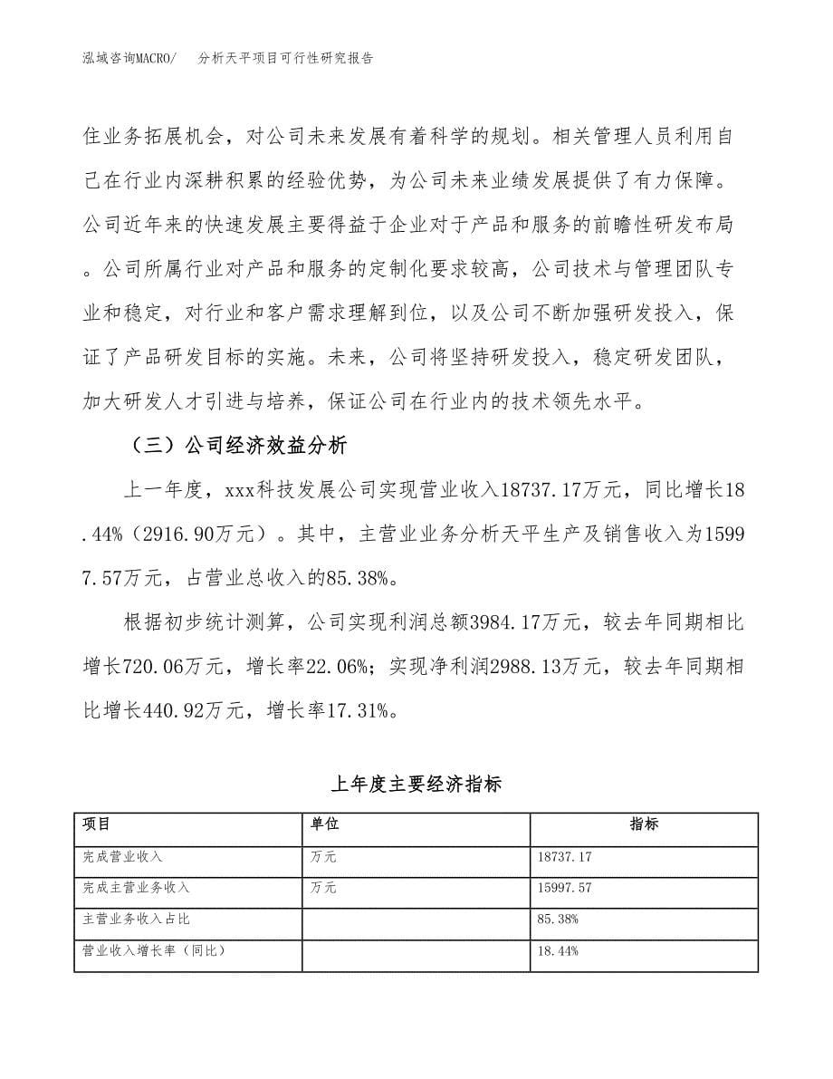 分析天平项目可行性研究报告（总投资18000万元）（77亩）_第5页