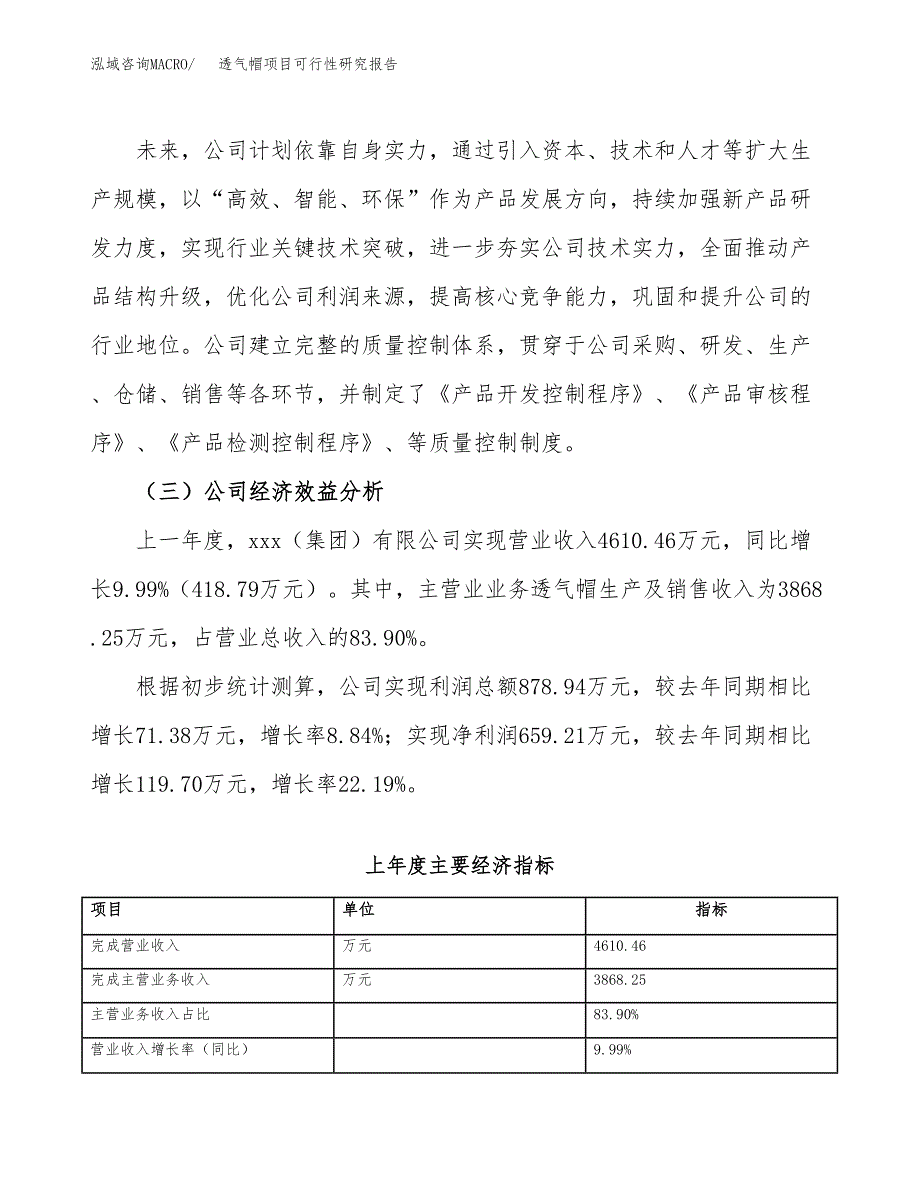 透气帽项目可行性研究报告（总投资3000万元）（15亩）_第4页