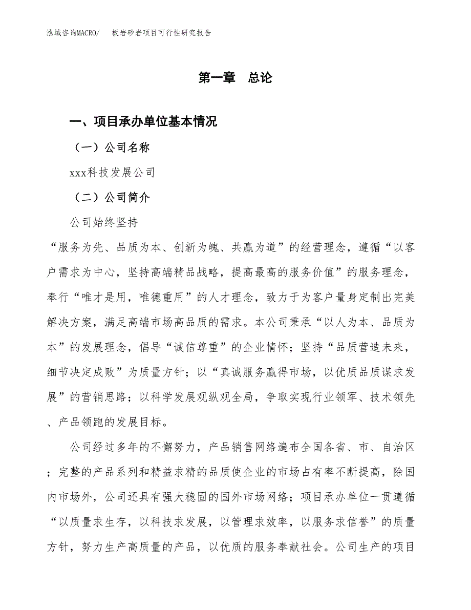 板岩砂岩项目可行性研究报告（总投资14000万元）（56亩）_第3页