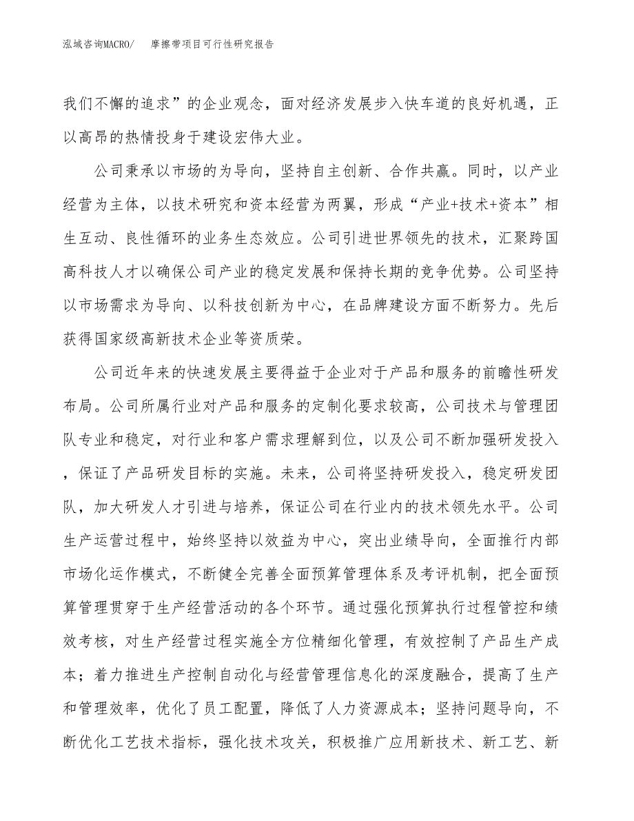 摩擦带项目可行性研究报告（总投资12000万元）（55亩）_第4页