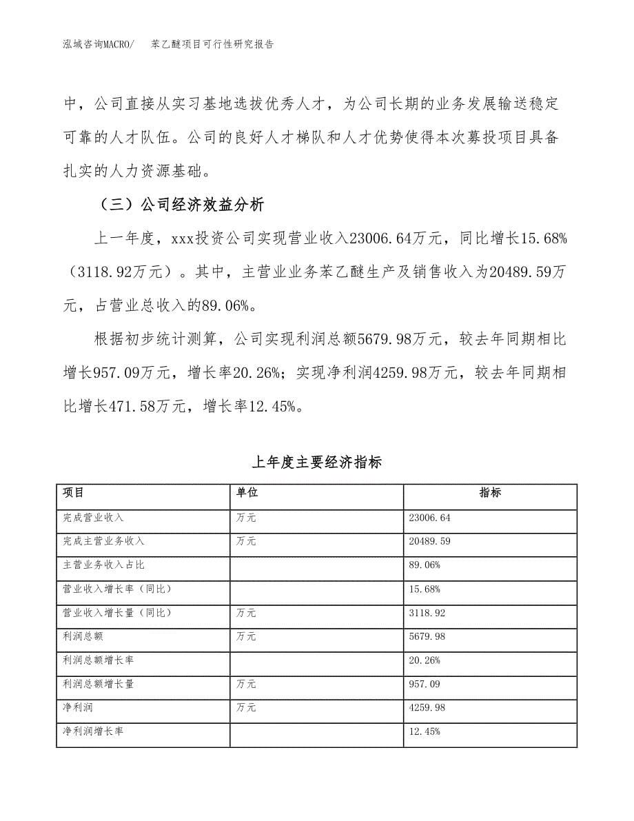 苯乙醚项目可行性研究报告（总投资19000万元）（88亩）_第5页