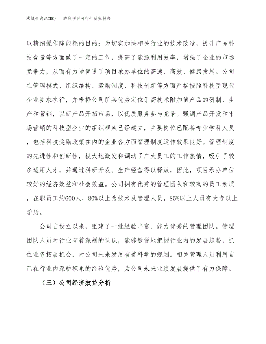 脚线项目可行性研究报告（总投资6000万元）（32亩）_第4页