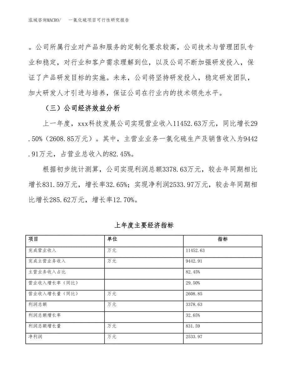 一氯化硫项目可行性研究报告（总投资15000万元）（66亩）_第5页