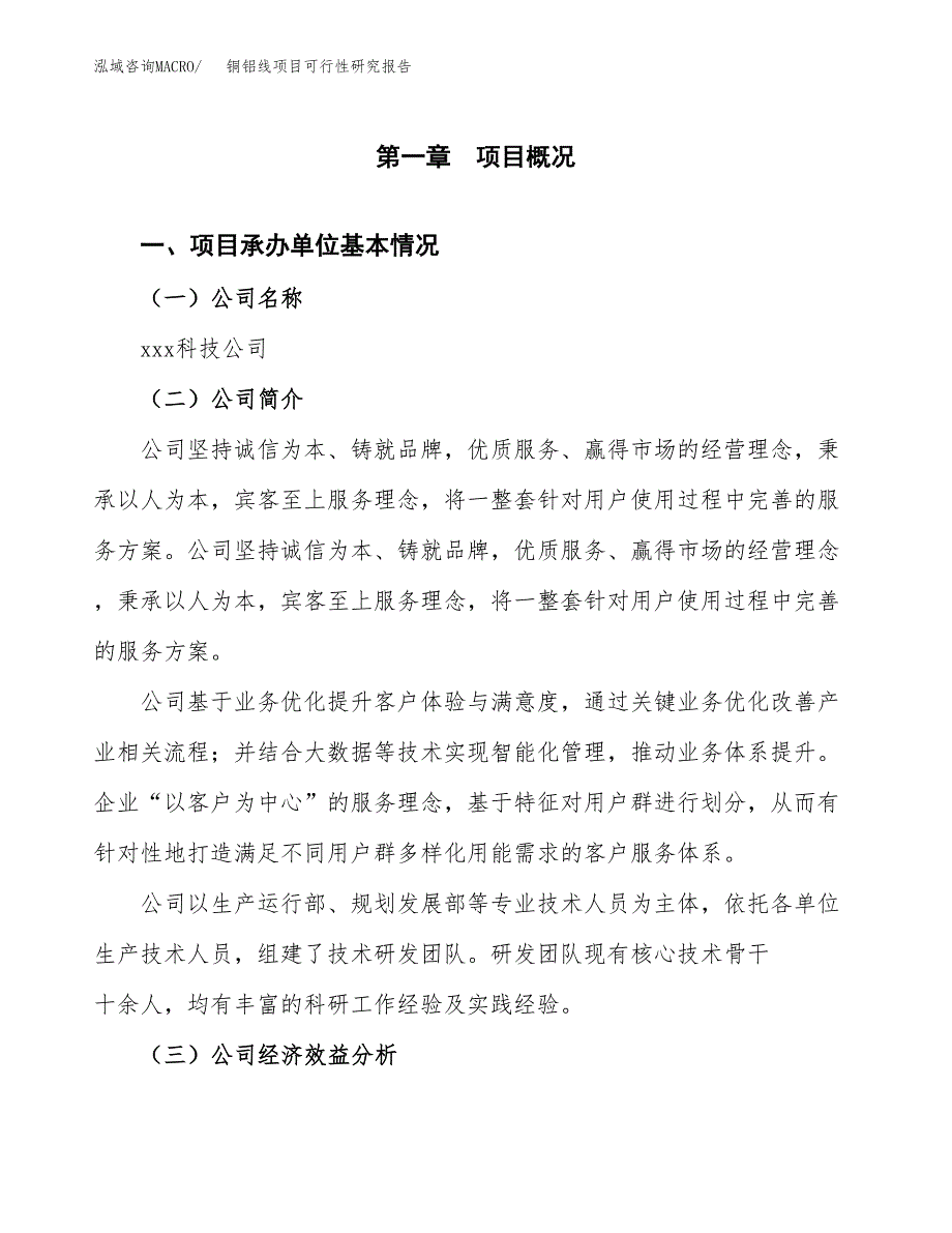 铜铝线项目可行性研究报告（总投资12000万元）（52亩）_第3页