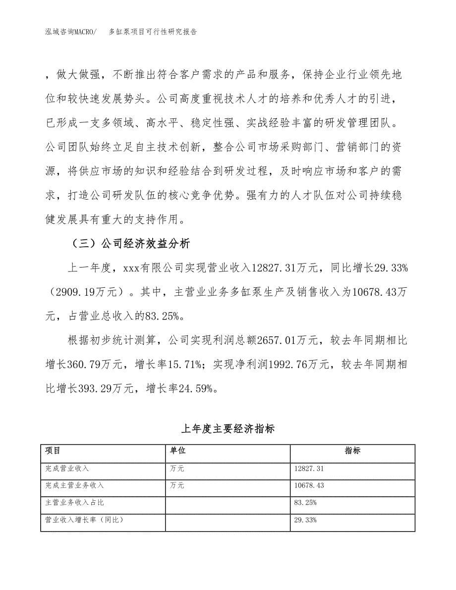 多缸泵项目可行性研究报告（总投资11000万元）（50亩）_第5页