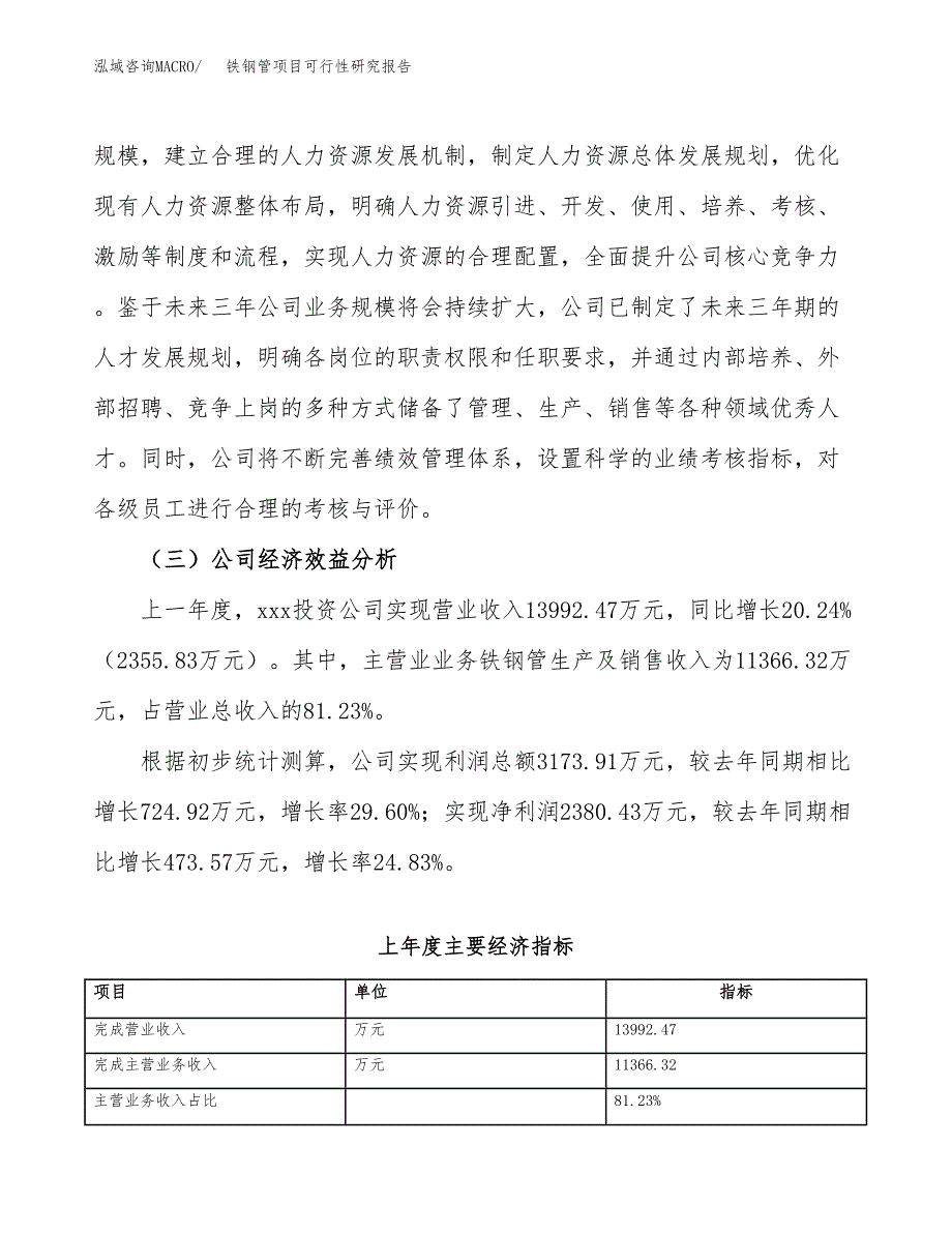 铁钢管项目可行性研究报告（总投资10000万元）（46亩）_第4页