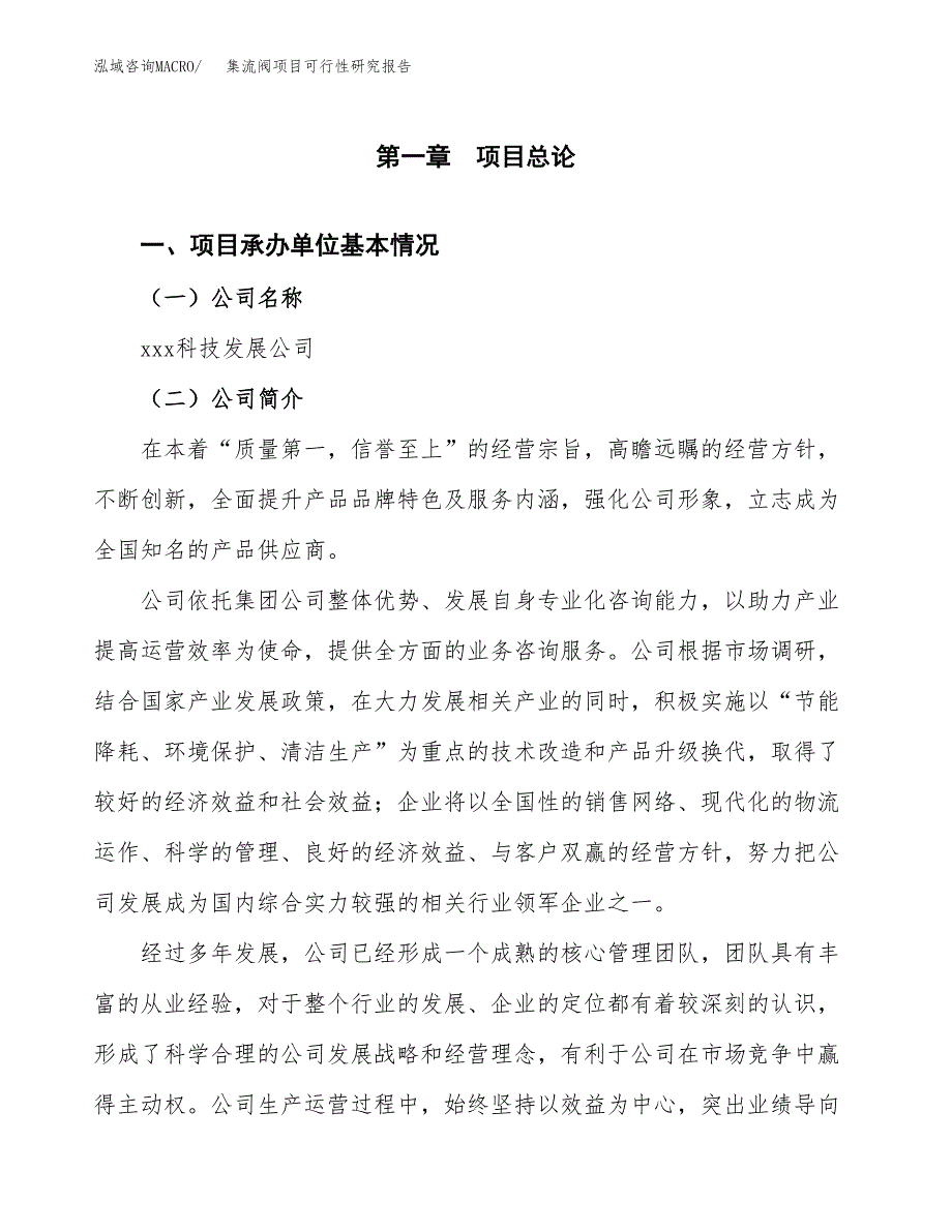 集流阀项目可行性研究报告（总投资12000万元）（48亩）_第3页