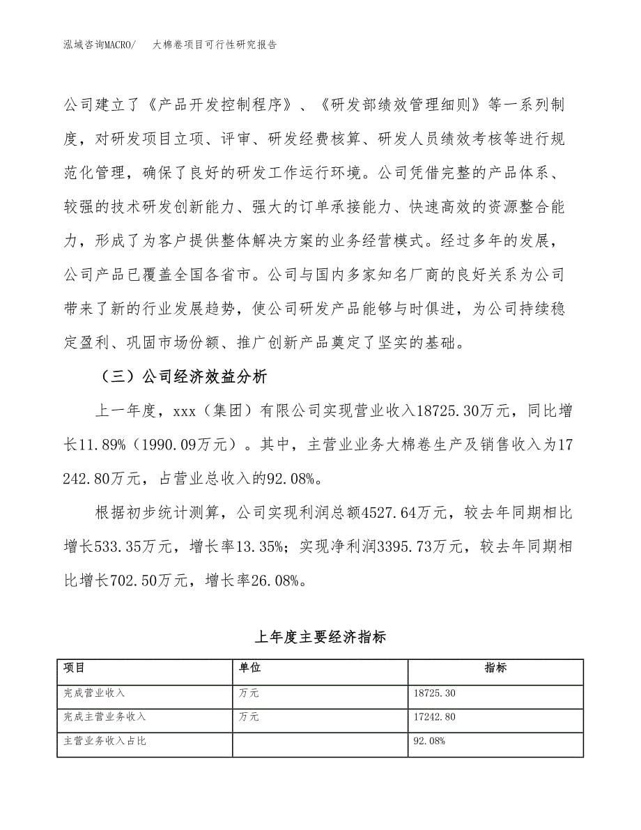 大棉卷项目可行性研究报告（总投资13000万元）（57亩）_第5页