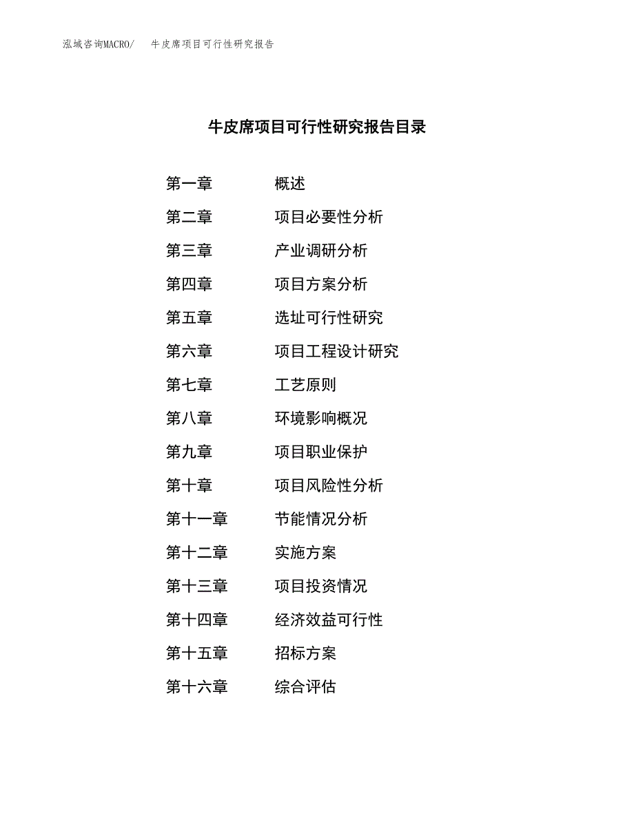 牛皮席项目可行性研究报告（总投资11000万元）（37亩）_第2页