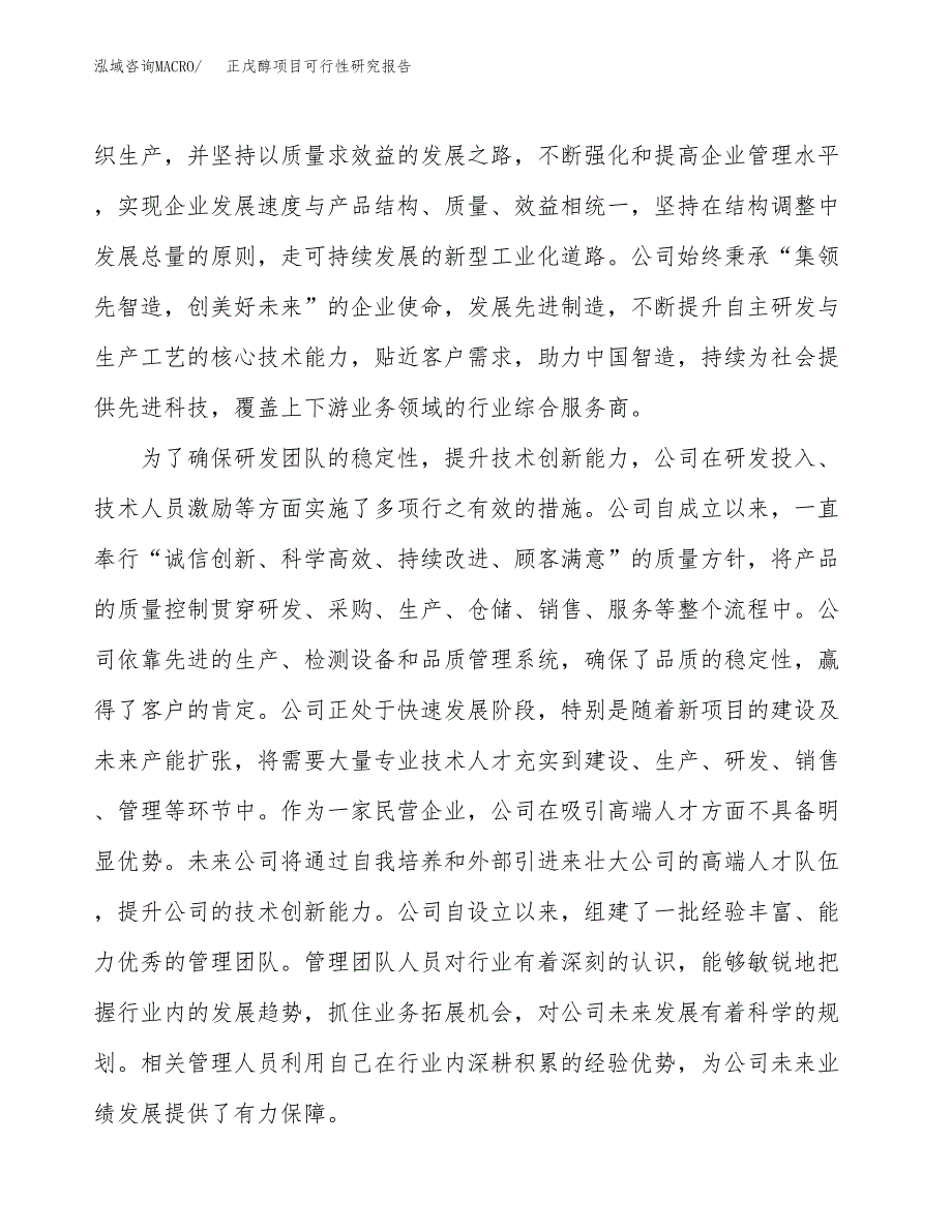 正戊醇项目可行性研究报告（总投资3000万元）（17亩）_第4页