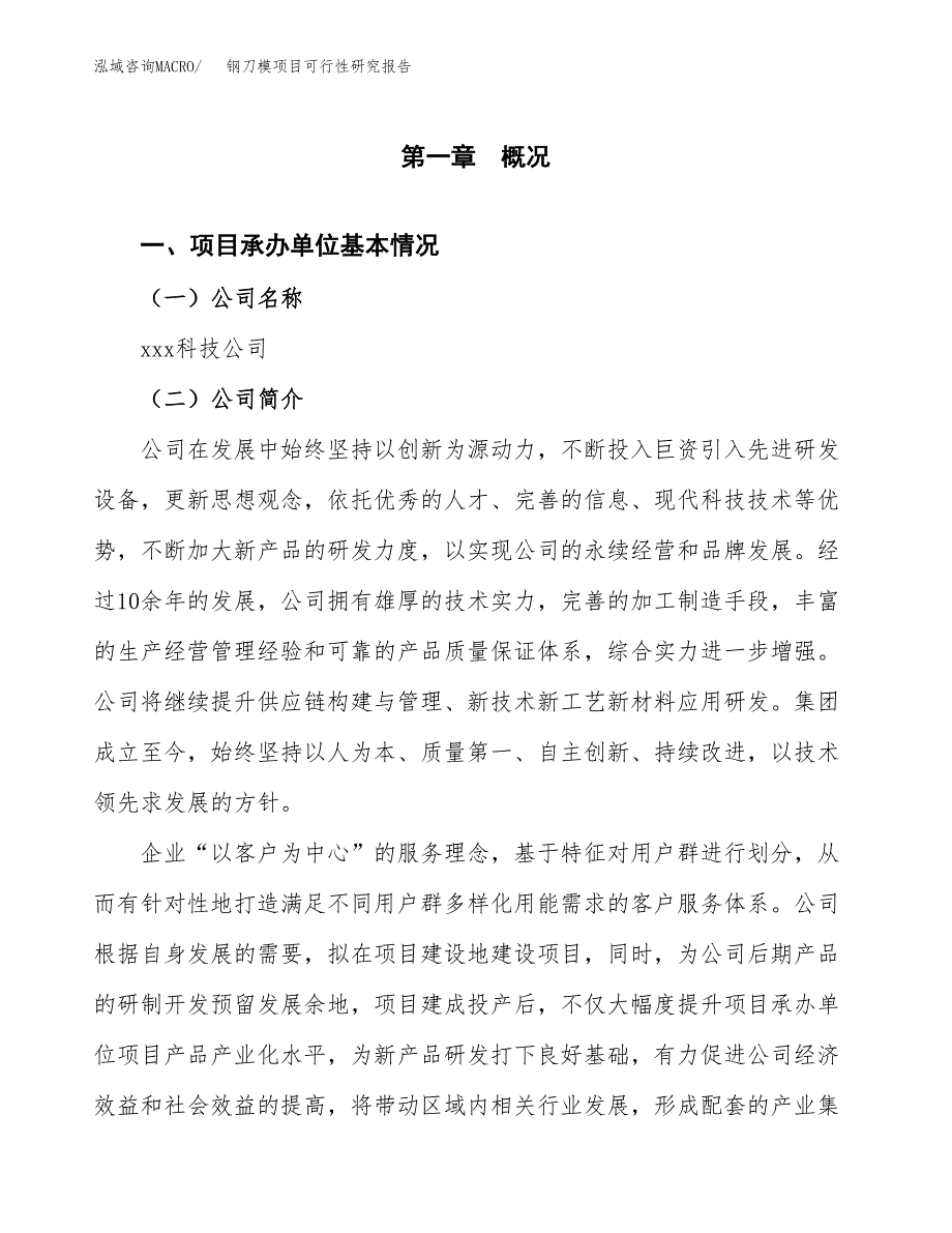 钢刀模项目可行性研究报告（总投资4000万元）（19亩）_第3页