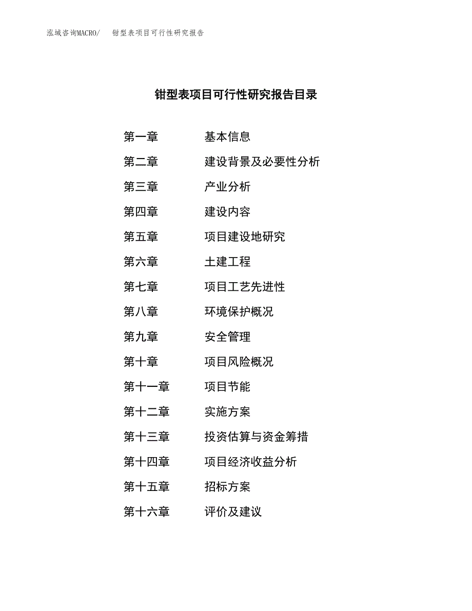 钳型表项目可行性研究报告（总投资20000万元）（81亩）_第2页