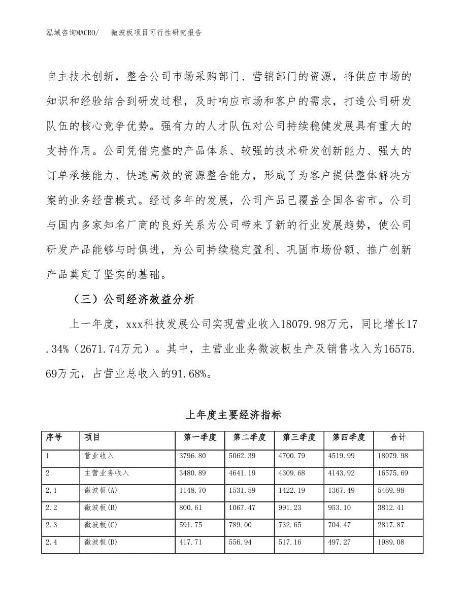 微波板项目可行性研究报告（总投资15000万元）（57亩）_第5页