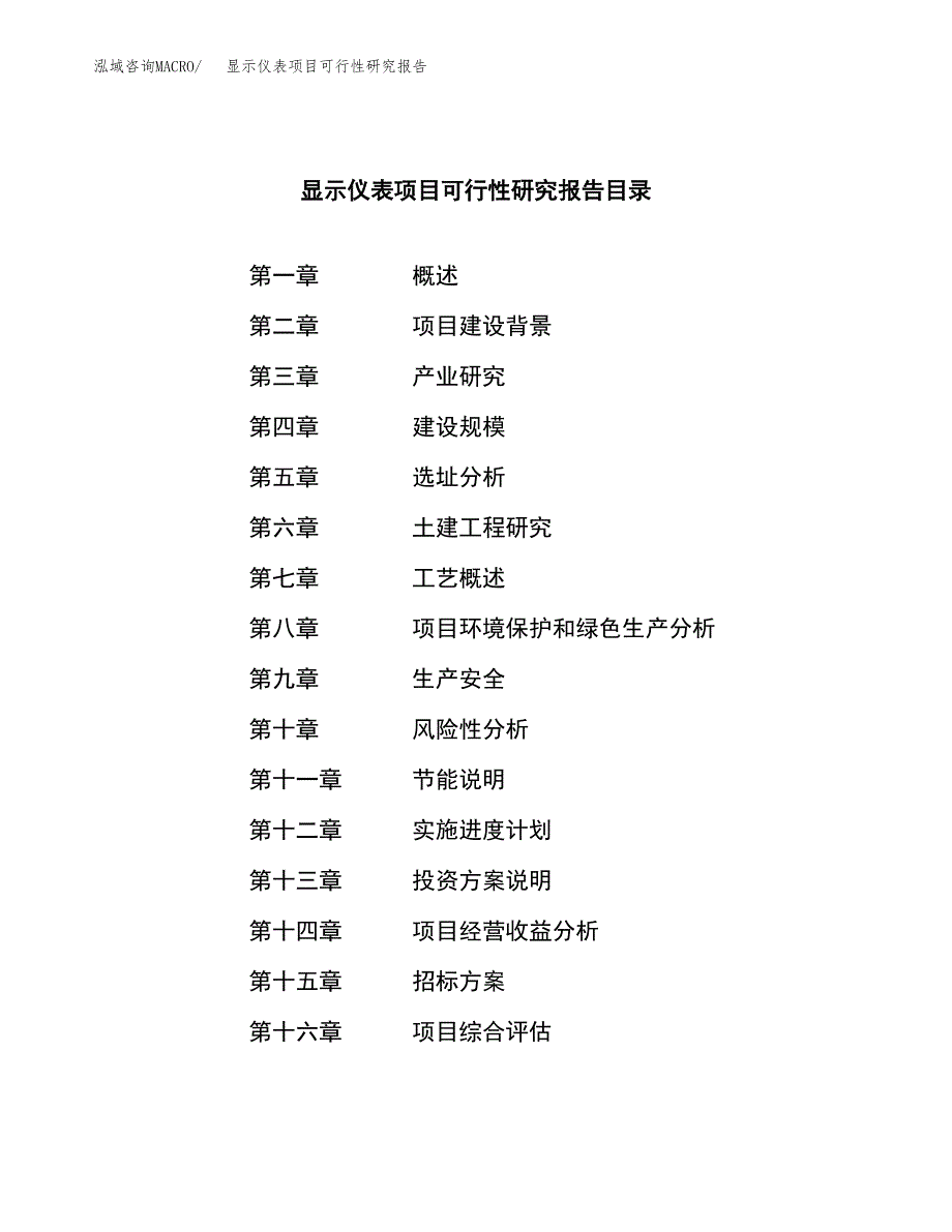 显示仪表项目可行性研究报告（总投资13000万元）（61亩）_第2页