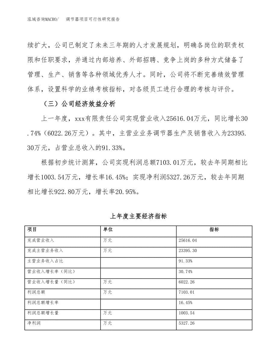 调节器项目可行性研究报告（总投资16000万元）（57亩）_第5页