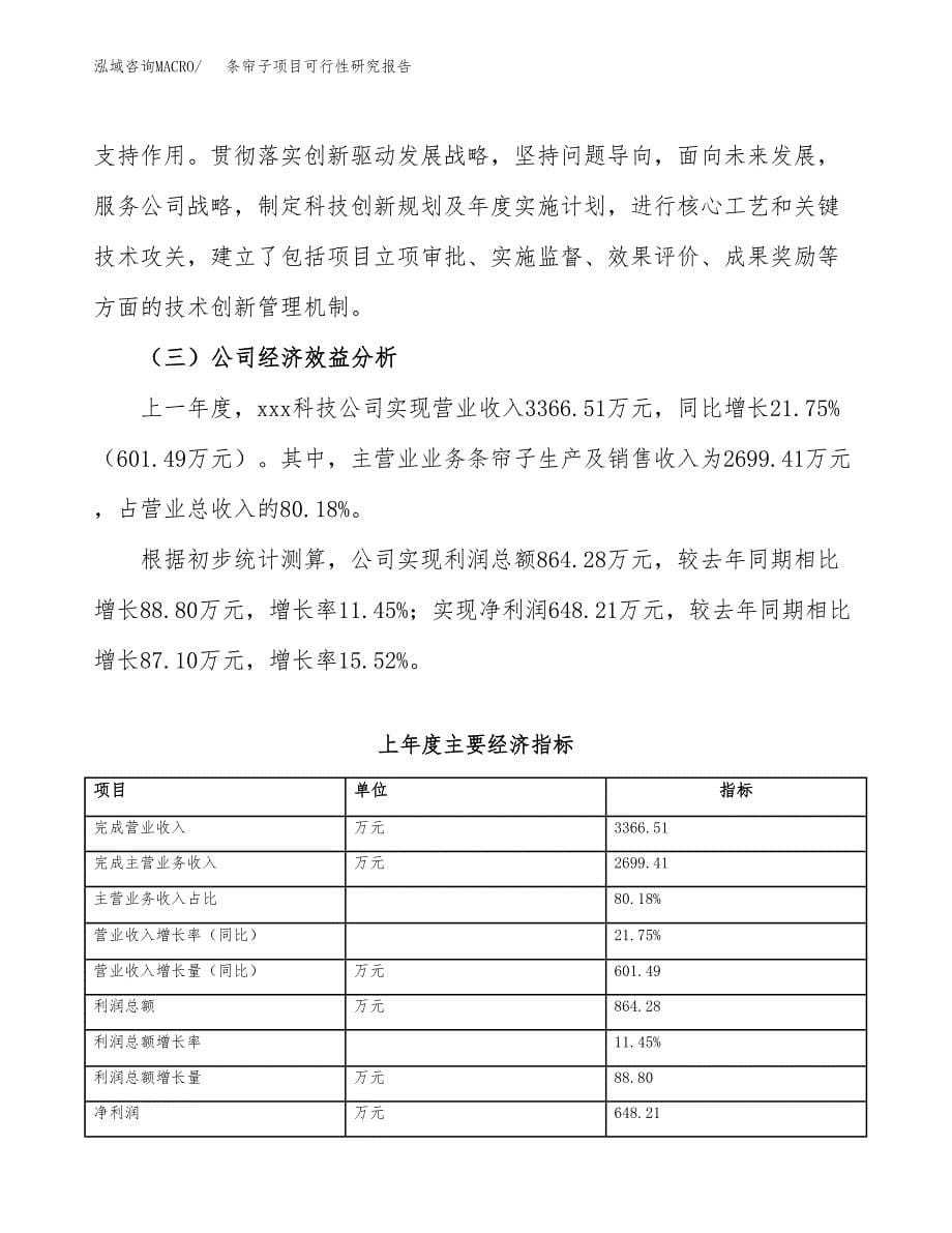 条帘子项目可行性研究报告（总投资3000万元）（16亩）_第5页