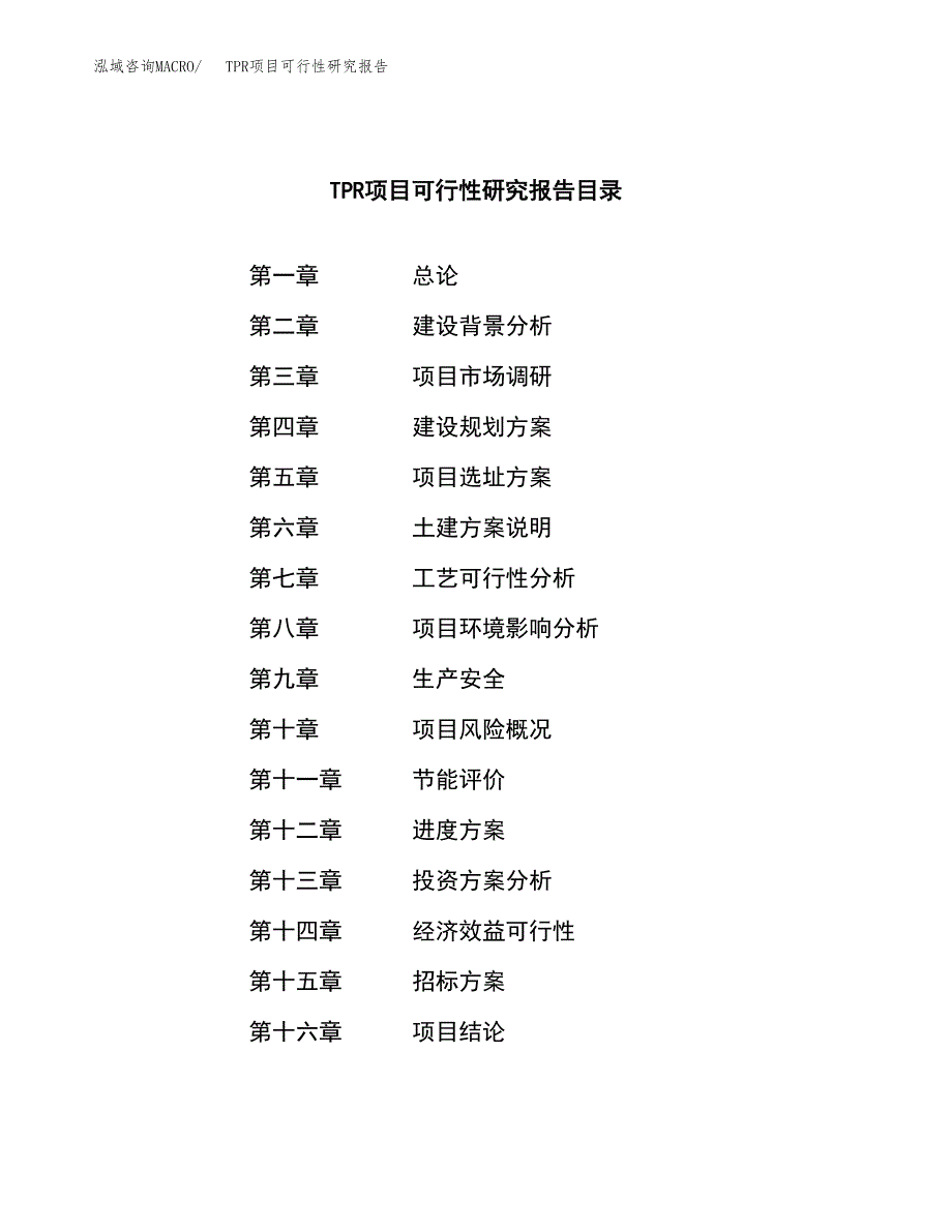 TPR项目可行性研究报告（总投资6000万元）（24亩）_第2页