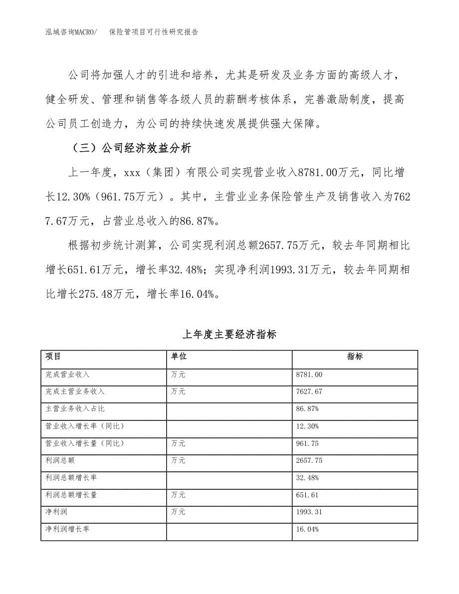 保险管项目可行性研究报告（总投资12000万元）（52亩）_第5页