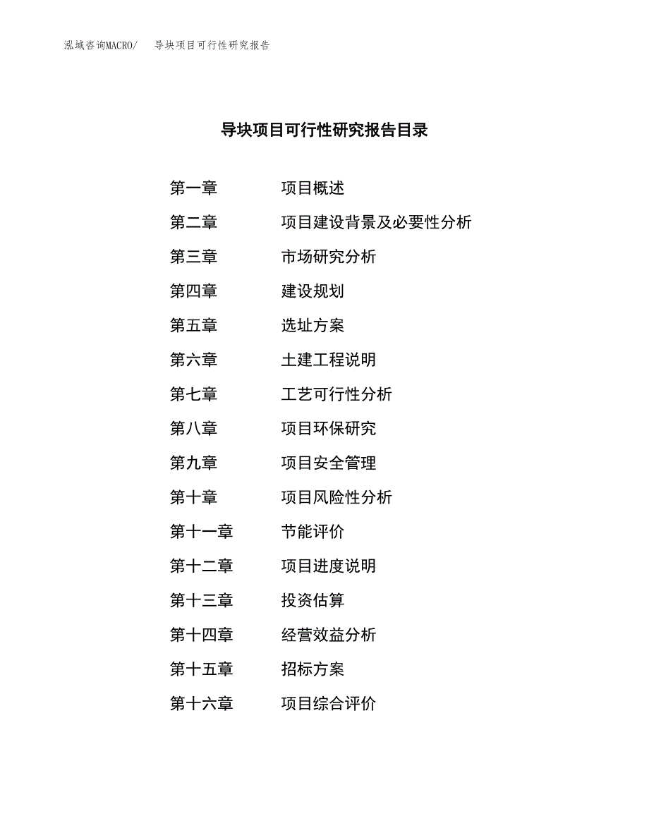 导块项目可行性研究报告（总投资16000万元）（66亩）_第2页